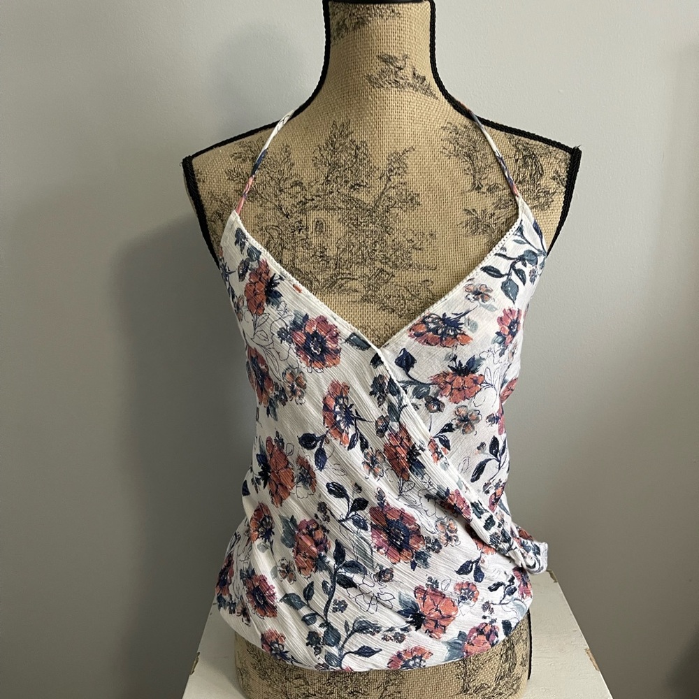 Abercrombie & Fitch Floral Wrap Camisole